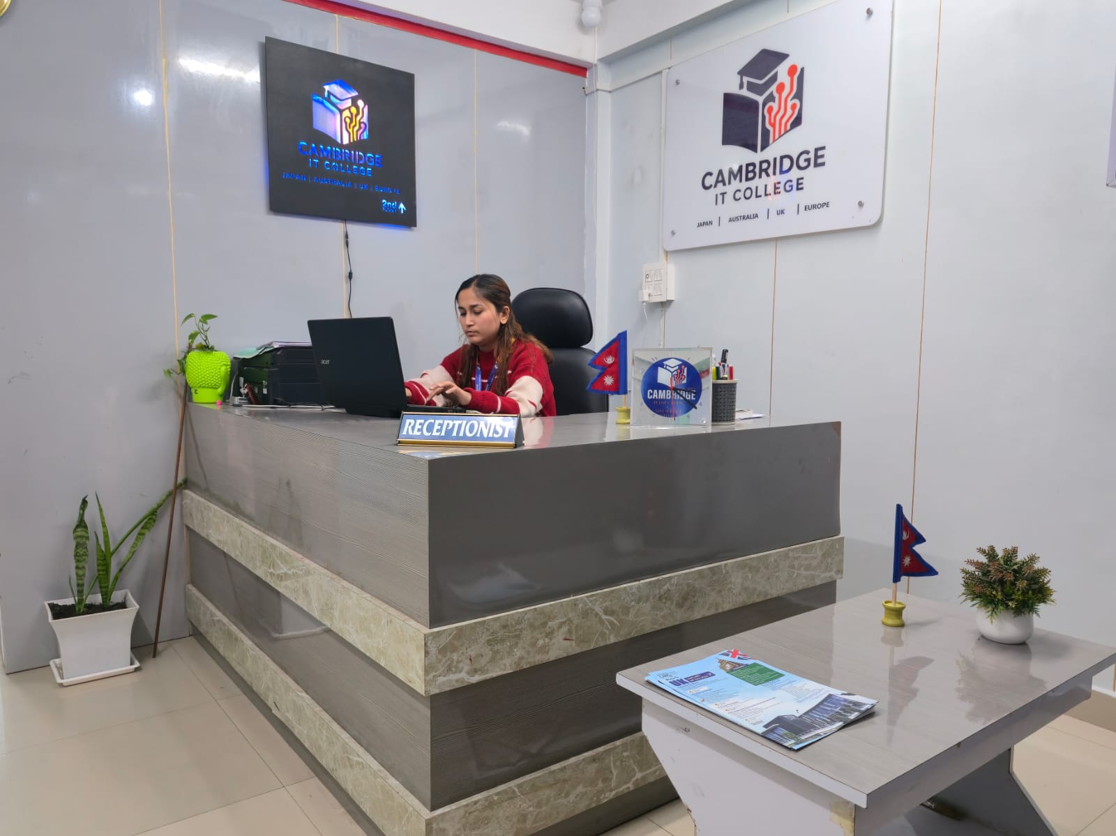 Himalayan Academy Student with Book 